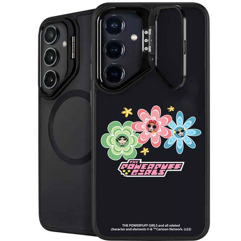 Cartoon Network Powerpuff Girls Flowers Galaxy S25 Kickstand Case